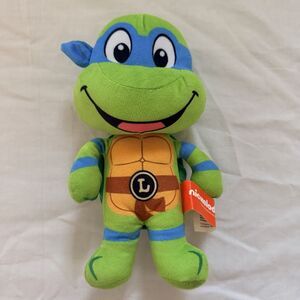 Nickelodeon TMNT Leonardo Plush 9” Ninja Turtles Stuffed Toy 2024